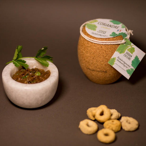 Caviar d'aubergines à la Coriandre Cultivée